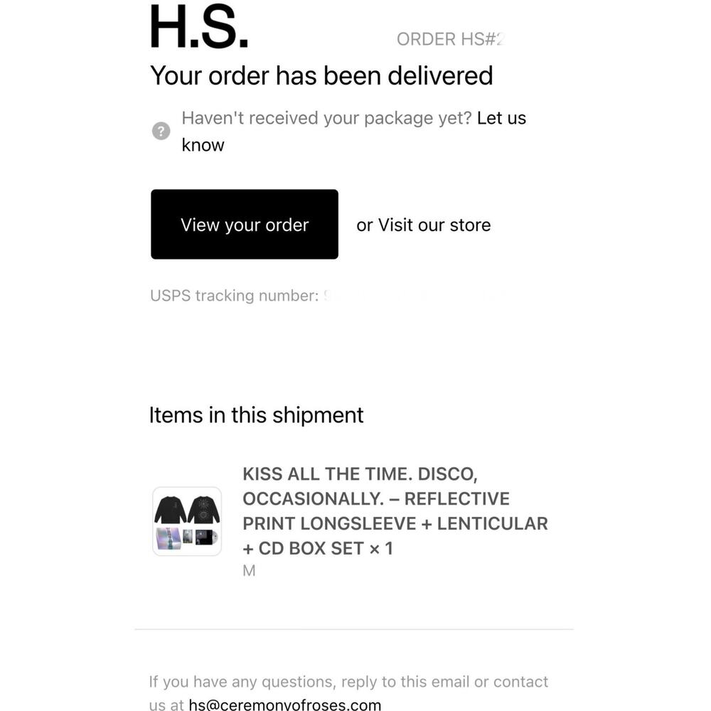 Harry Styles | KISS ALL THE TIME REFLECTIVE LONGSLEEVE T-Shirt CD BOX SET | M - Picture 3 of 3
